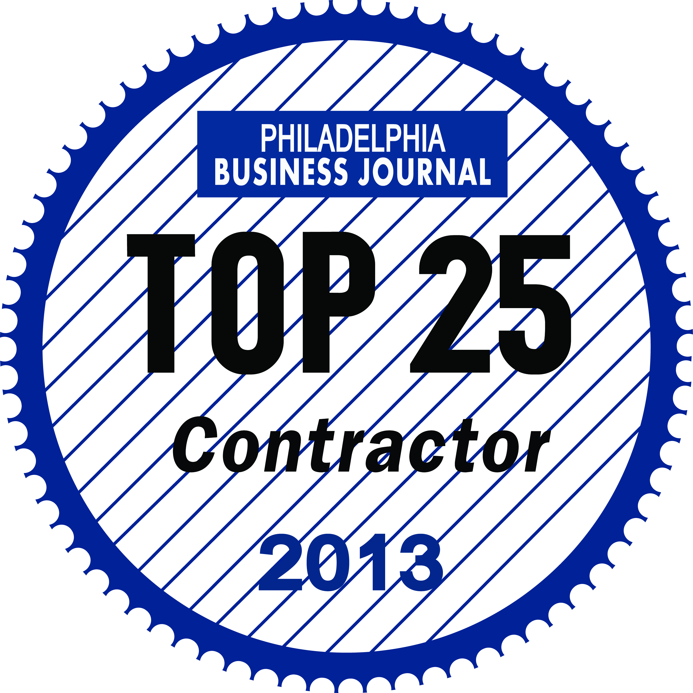 Philadelphia Business Journal Top 25 Contractor