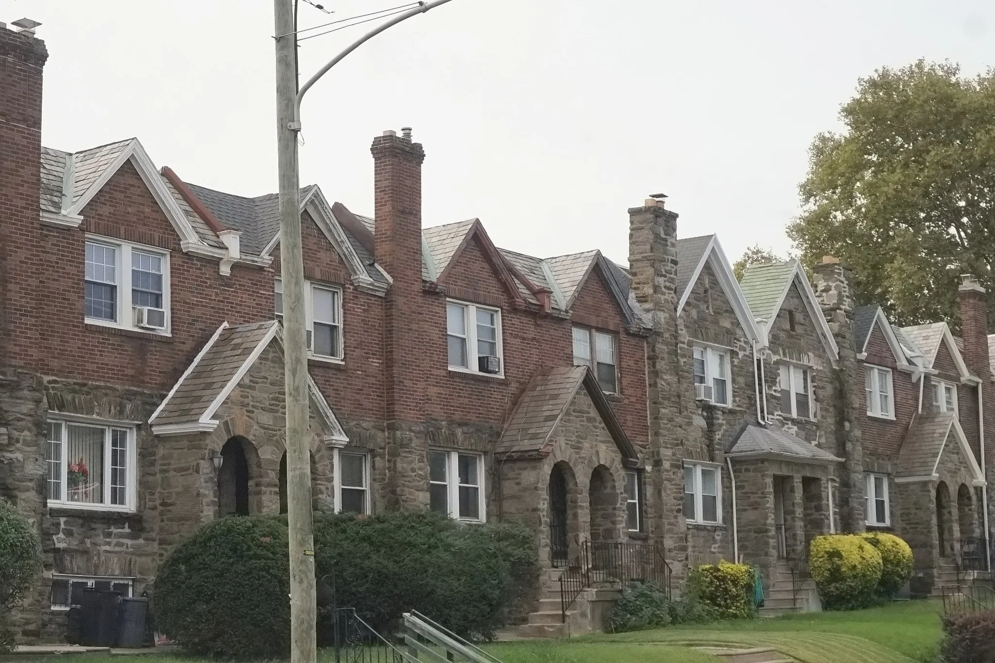 Historic stone homes in Northwest Philadelphia