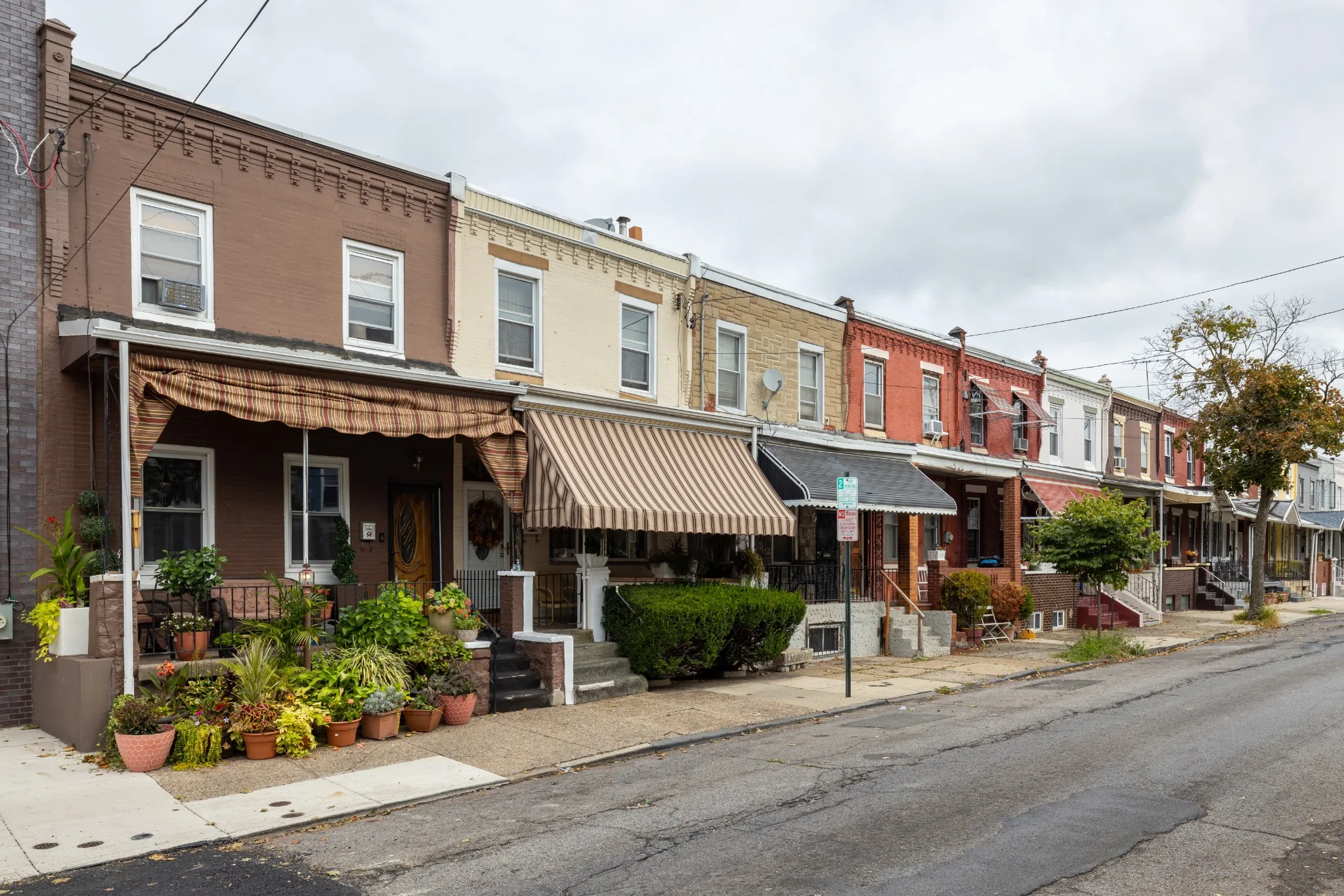 Traditional South Philadelphia rowhomes